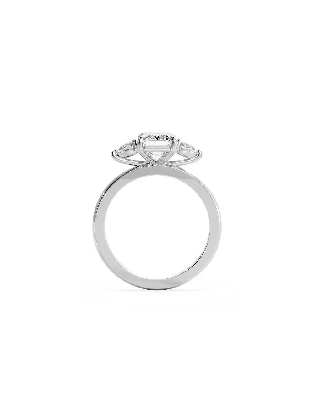 Emerald Amira Ring - View