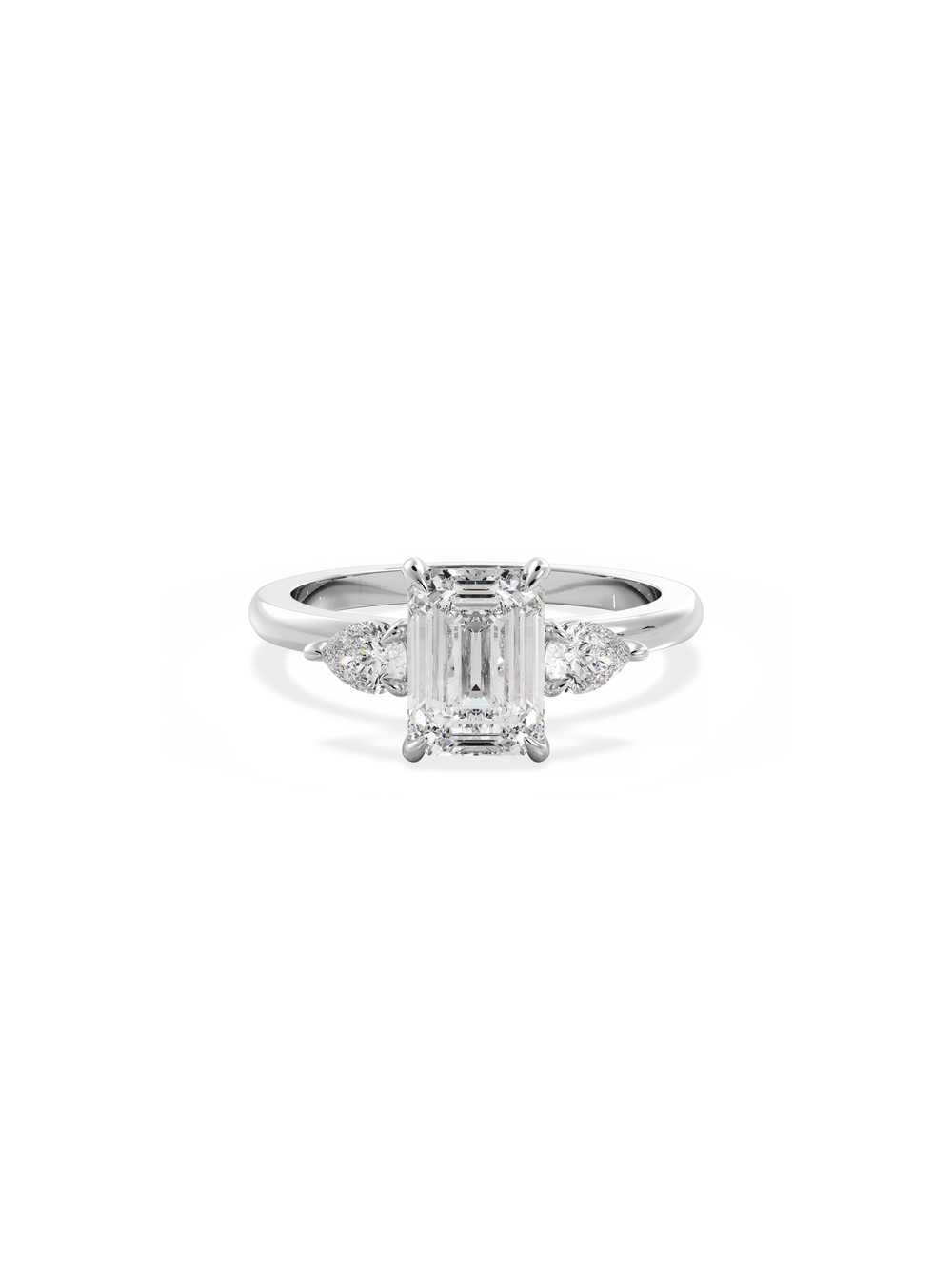 Emerald Amira Ring - View