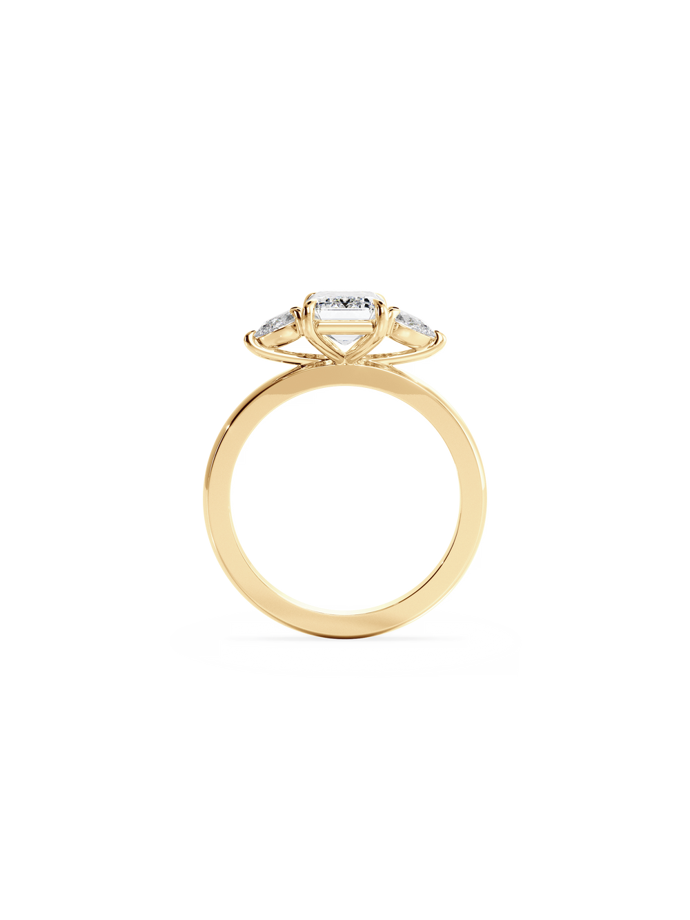 Emerald Amira Ring - View