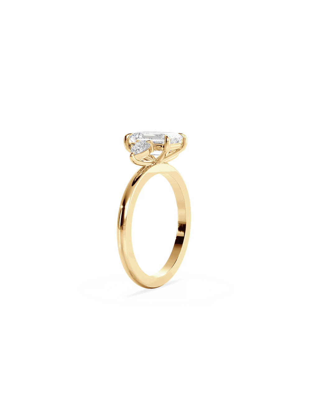 Emerald Amira Ring - View