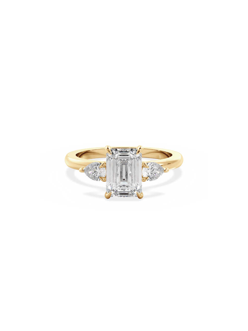 Emerald Amira Ring - View