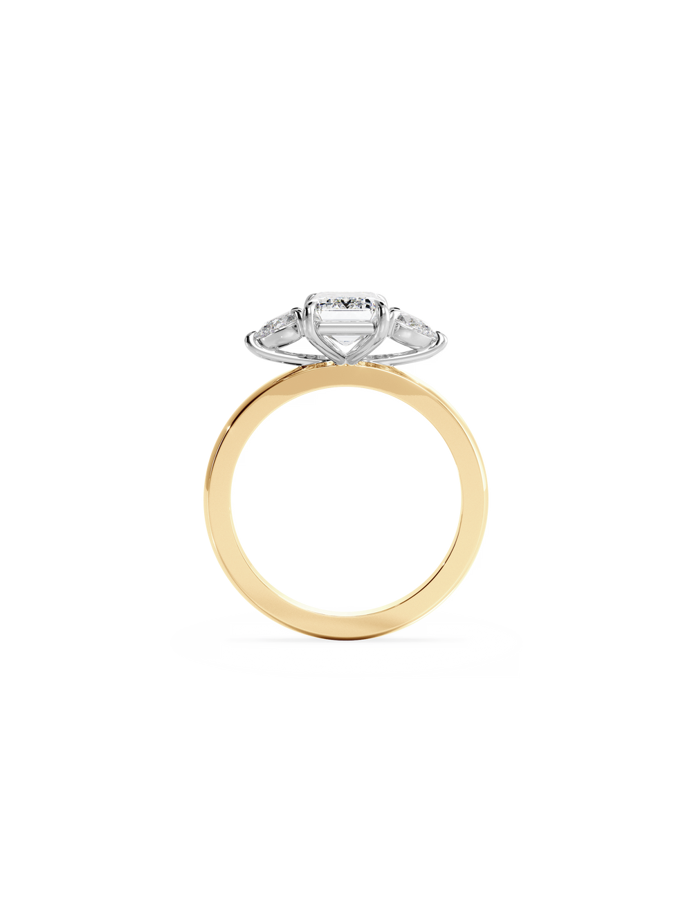 Emerald Amira Ring - View
