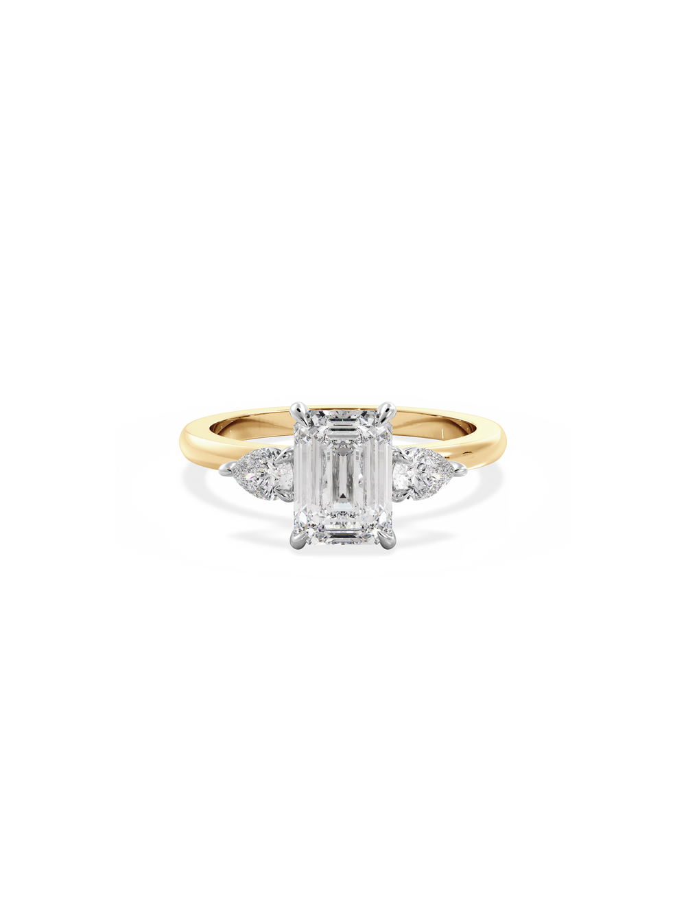 Emerald Amira Ring - View