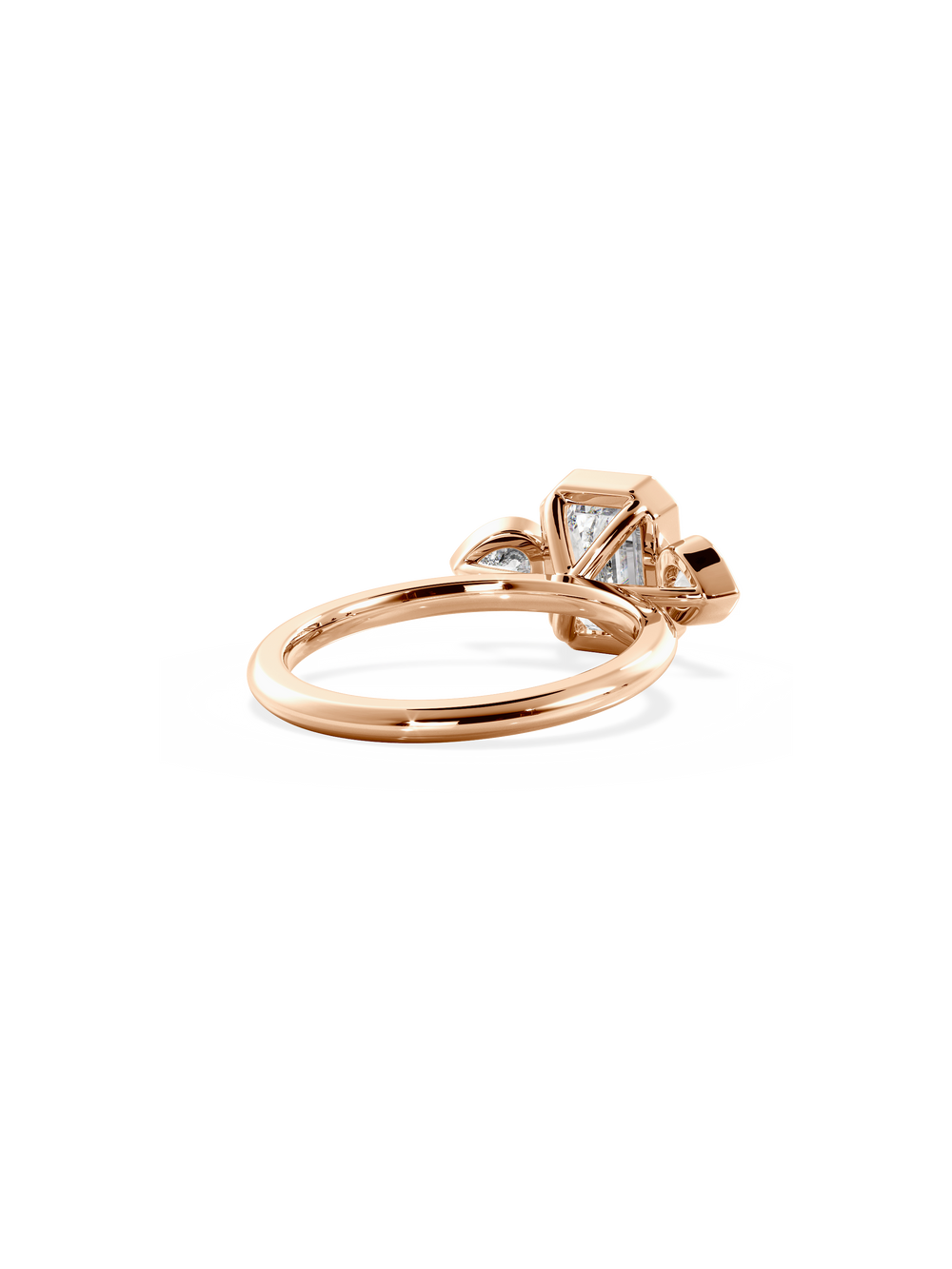 Emerald Bezel Amira Ring - View