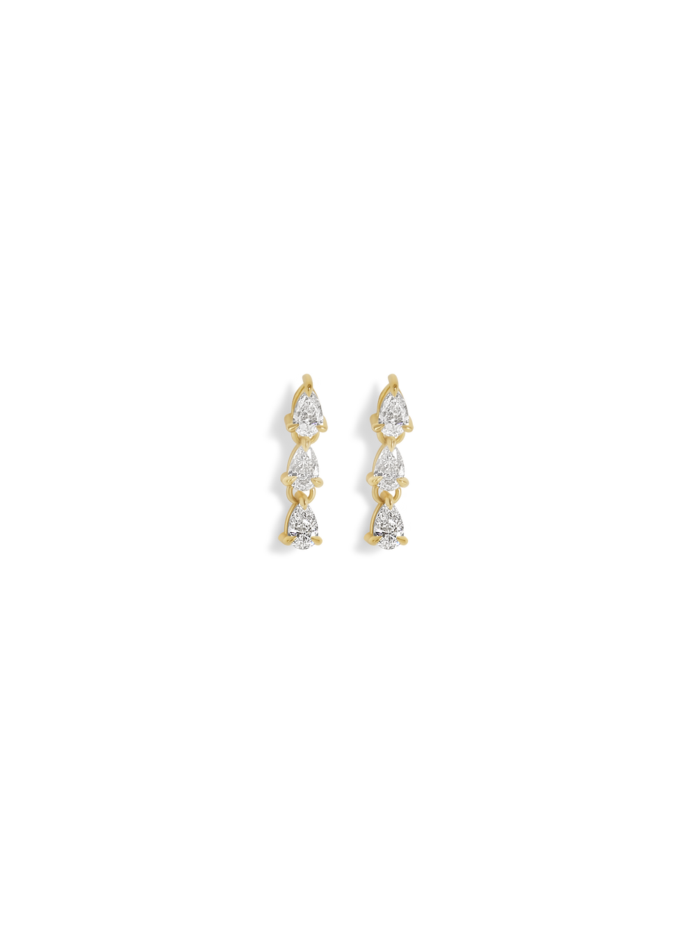 Ivy Trio Drop Earrings - View