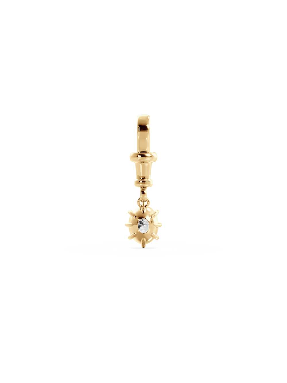 Oval Diamond Bespoke Pendant - View