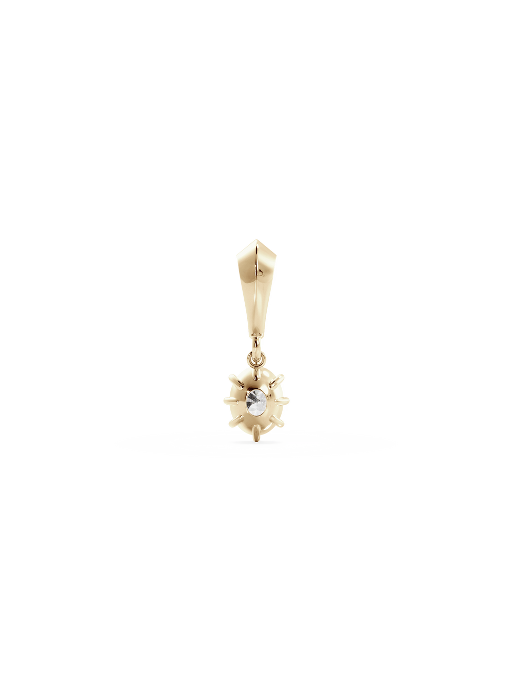 Oval Diamond Bespoke Pendant - View