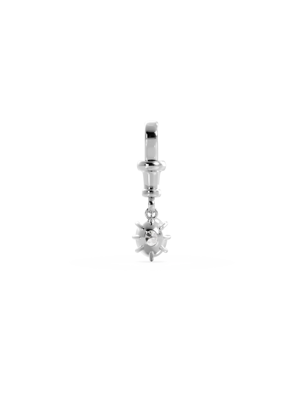 Oval Diamond Bespoke Pendant - View