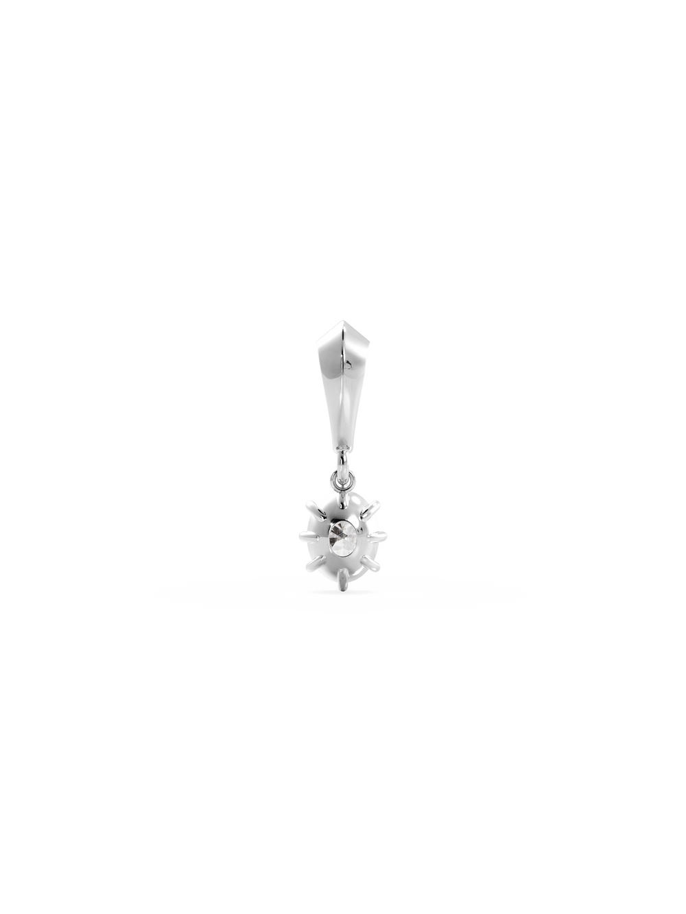 Oval Diamond Bespoke Pendant - View