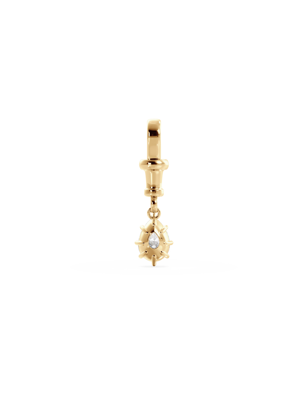 Pear Diamond Bespoke Pendant - View