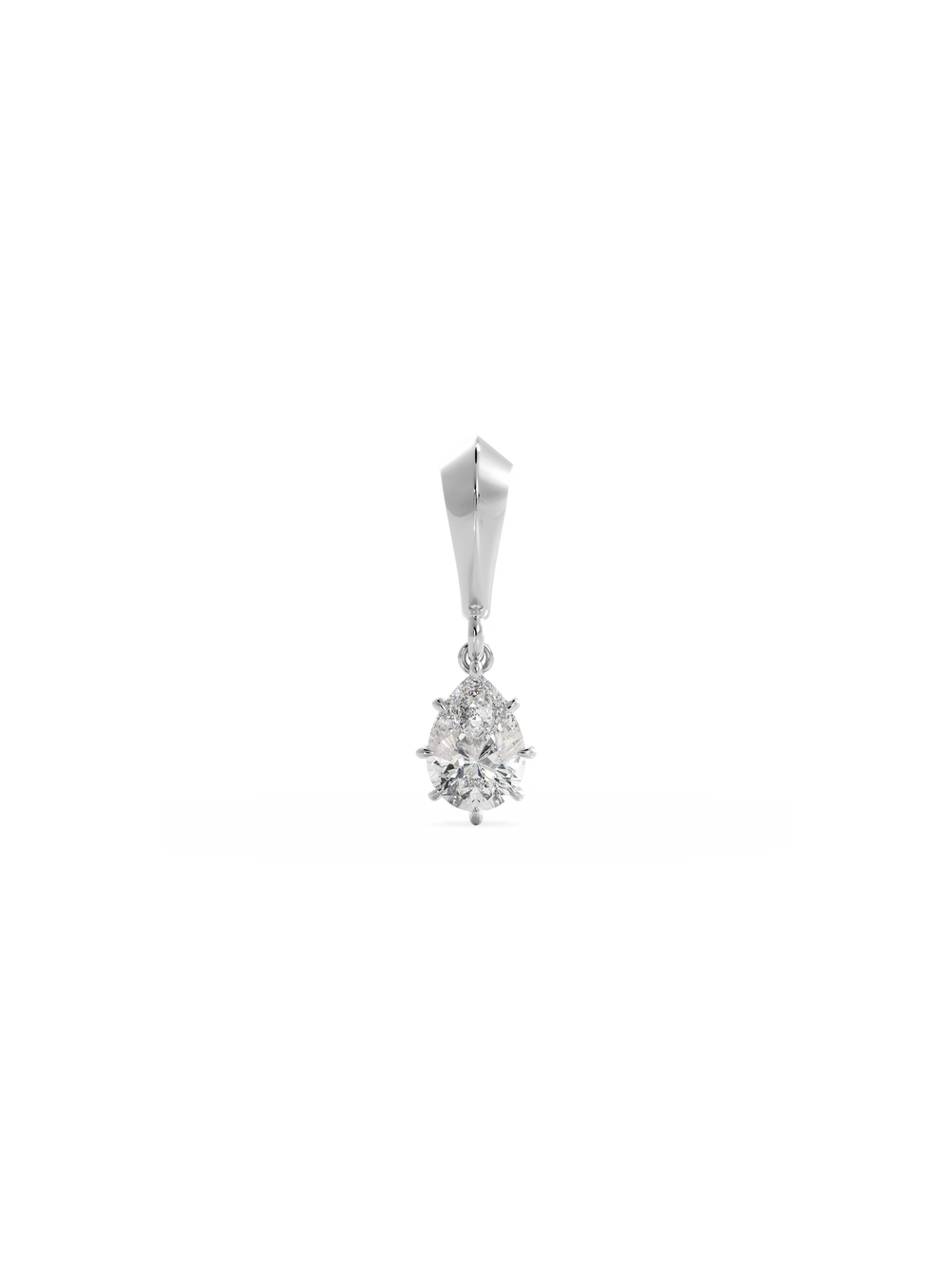 Pear Diamond Bespoke Pendant - View