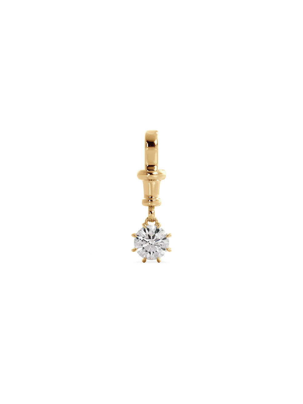 Round Diamond Bespoke Pendant - View
