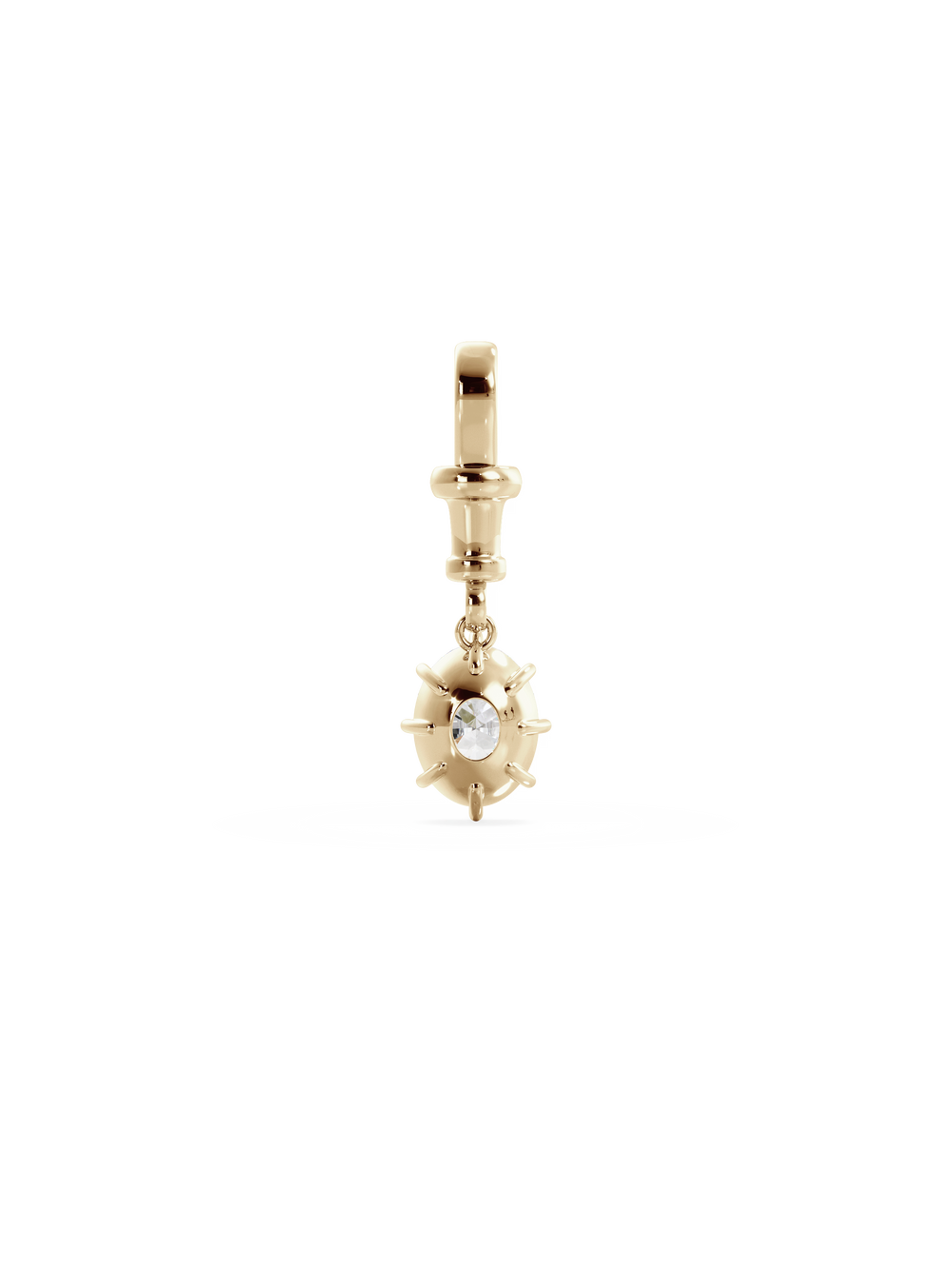 Oval Diamond Bespoke Pendant - View