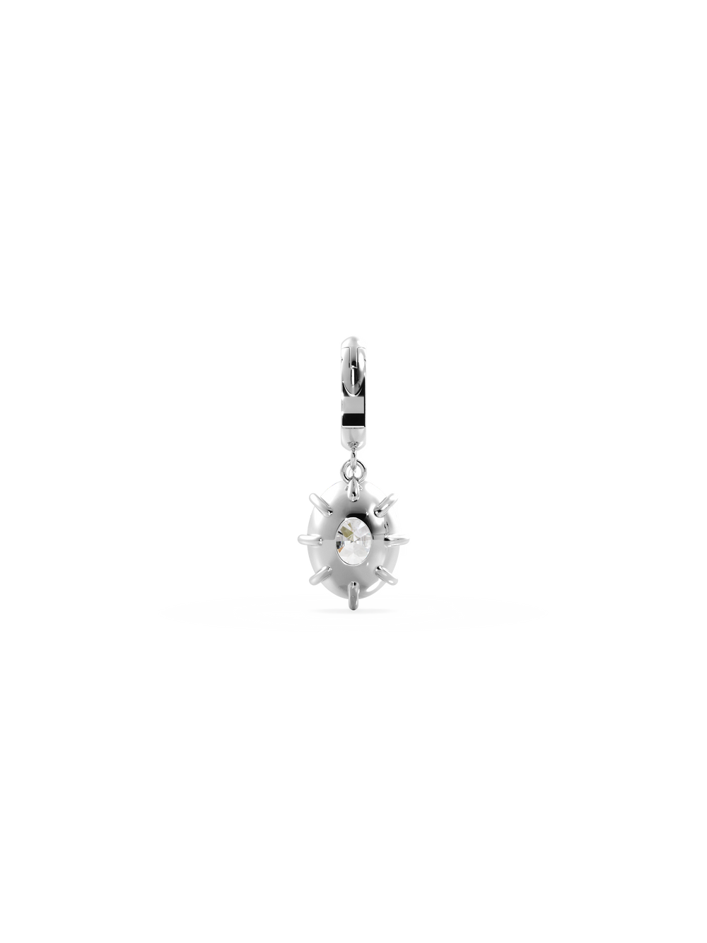Oval Diamond Bespoke Pendant - View