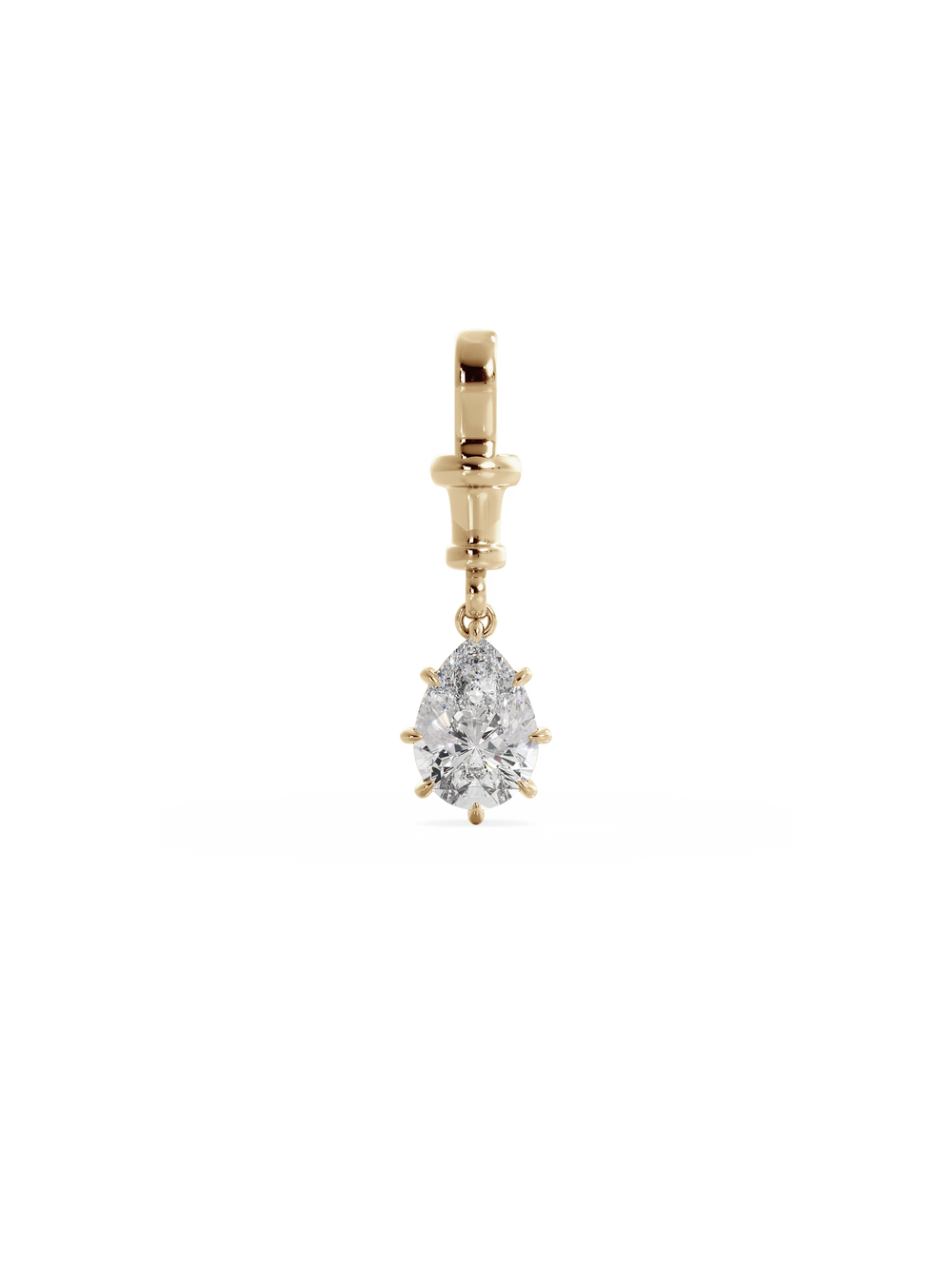 Pear Diamond Bespoke Pendant - View