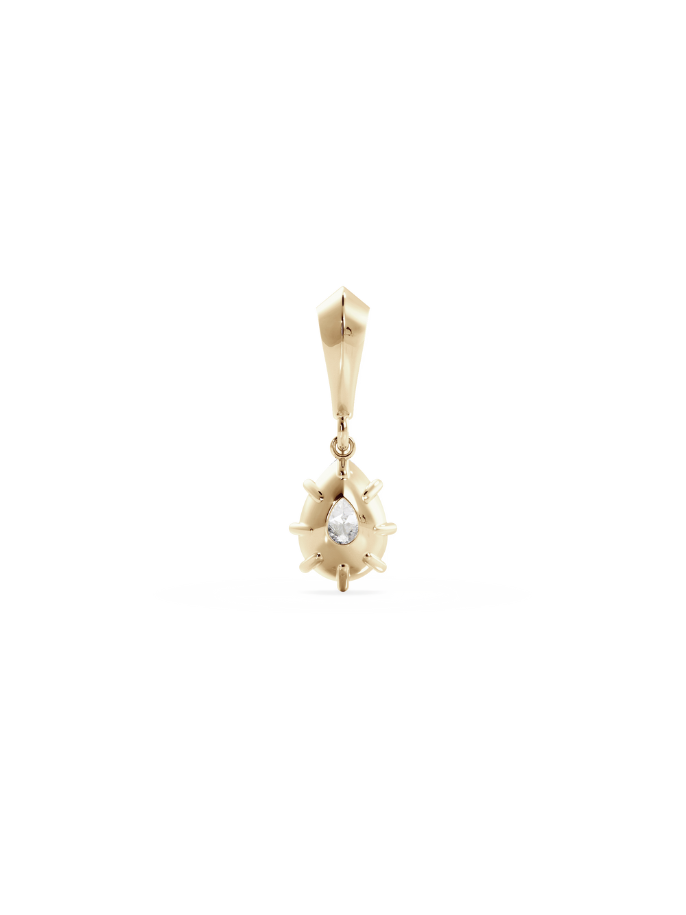 Pear Diamond Bespoke Pendant - View