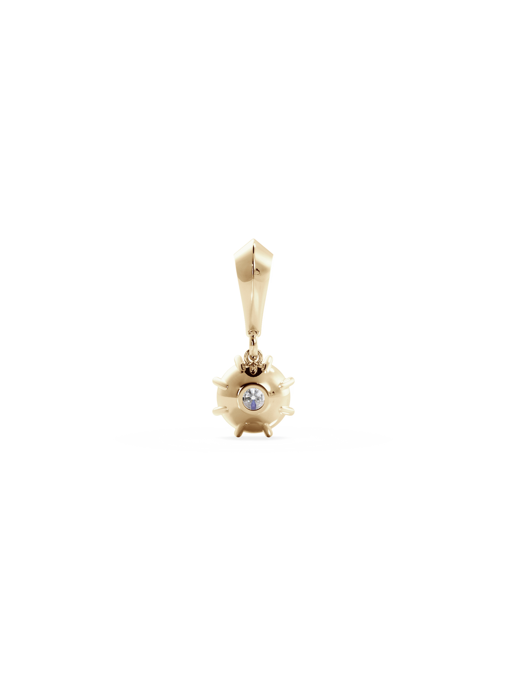 Round Diamond Bespoke Pendant - View