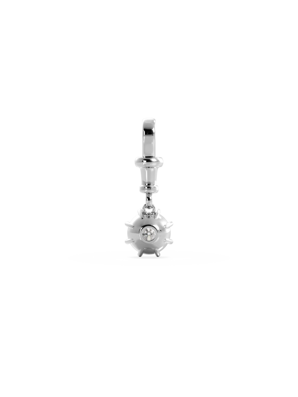 Round Diamond Bespoke Pendant - View
