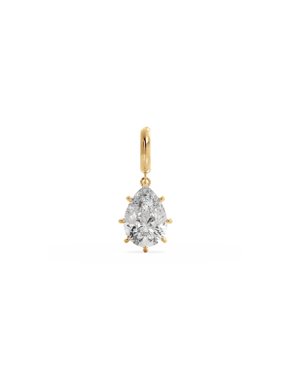 Pear Diamond Bespoke Pendant - View