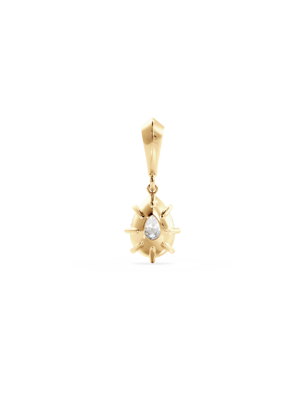 Pear Diamond Bespoke Pendant - View