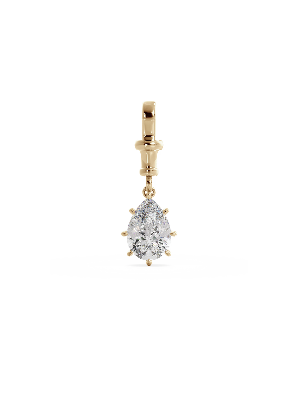 Pear Diamond Bespoke Pendant - View