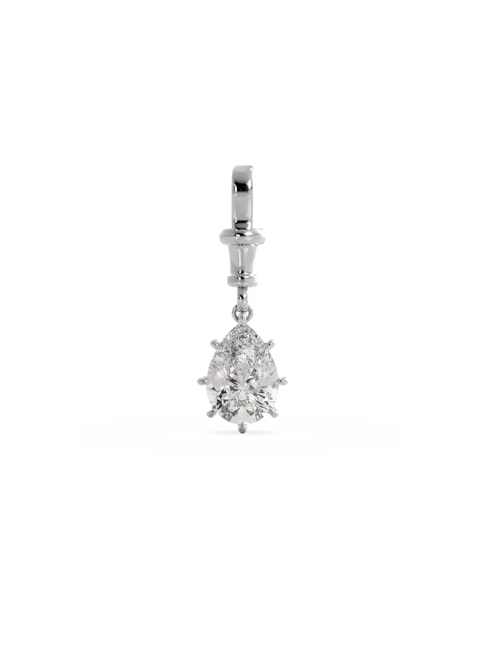 Pear Diamond Bespoke Pendant - View