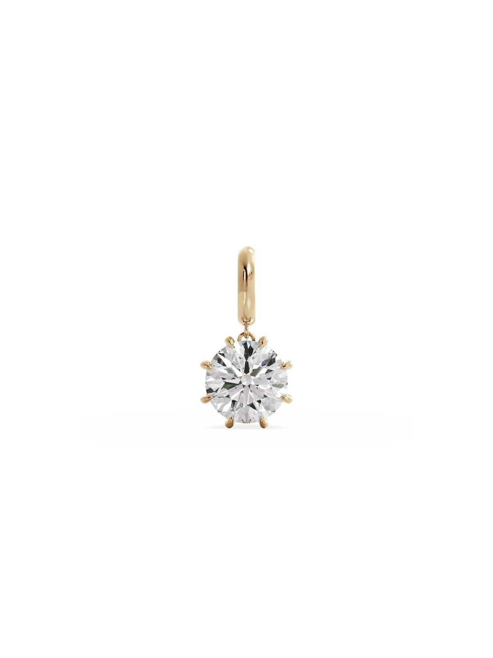 Round Diamond Bespoke Pendant - View