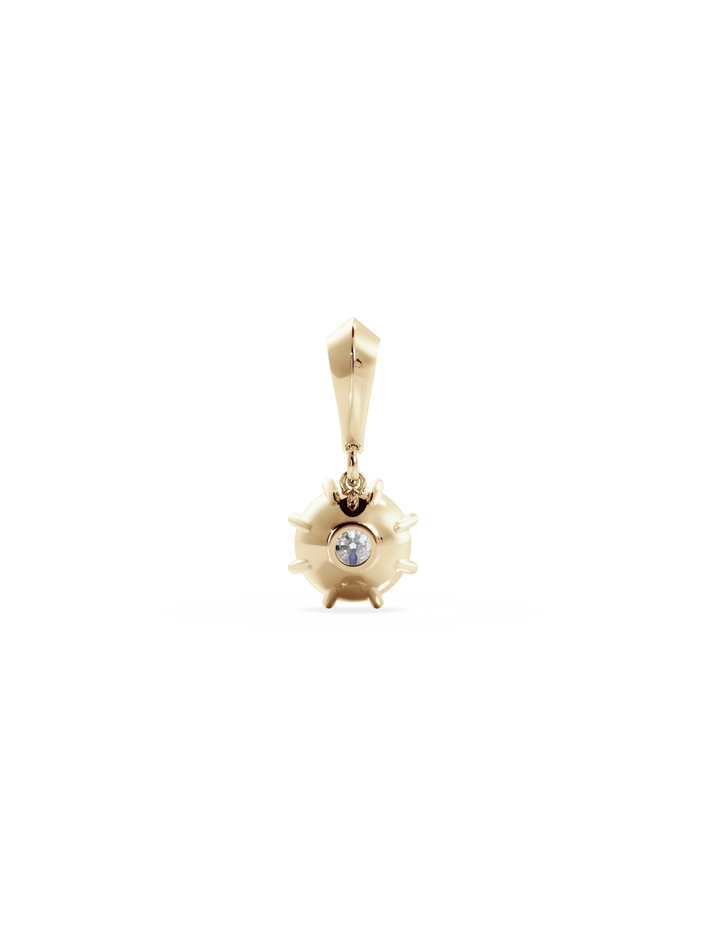 Round Diamond Bespoke Pendant - View