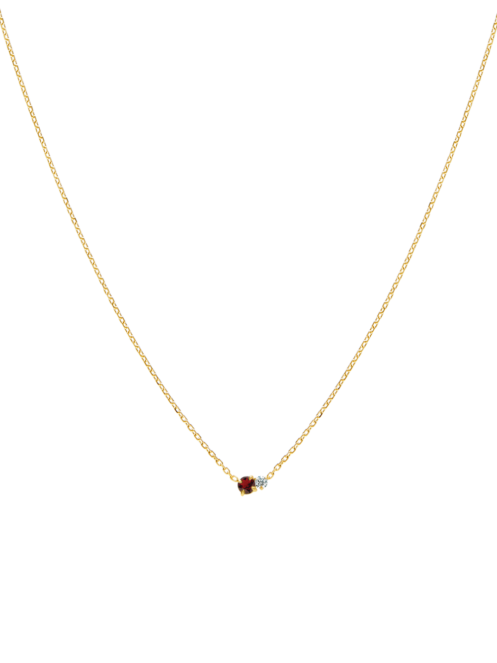 Duo Gem Necklace - View