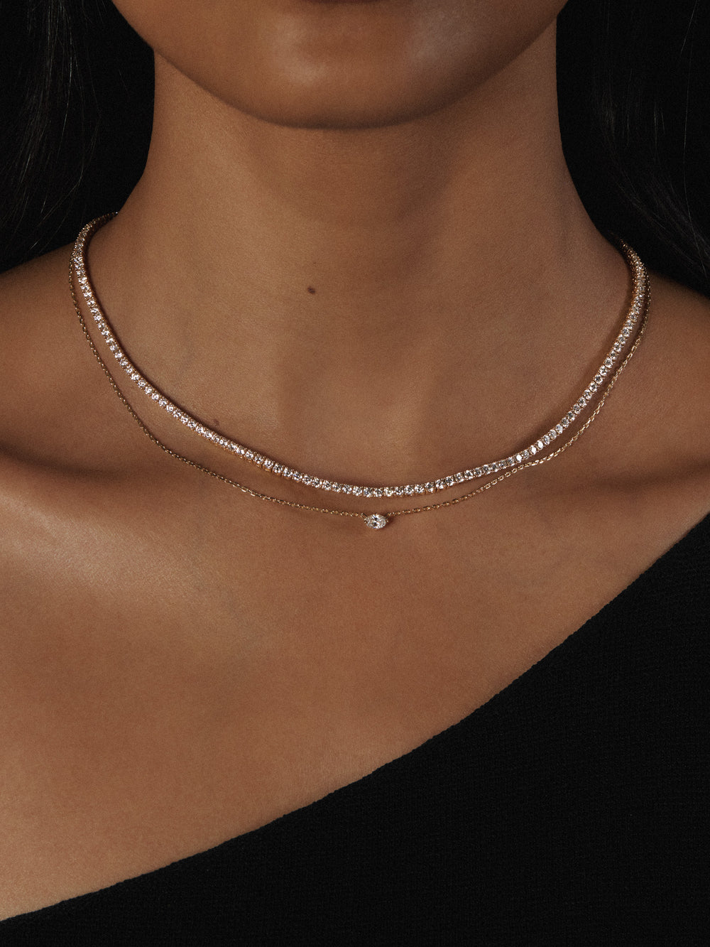 Classic Tennis Necklace - View