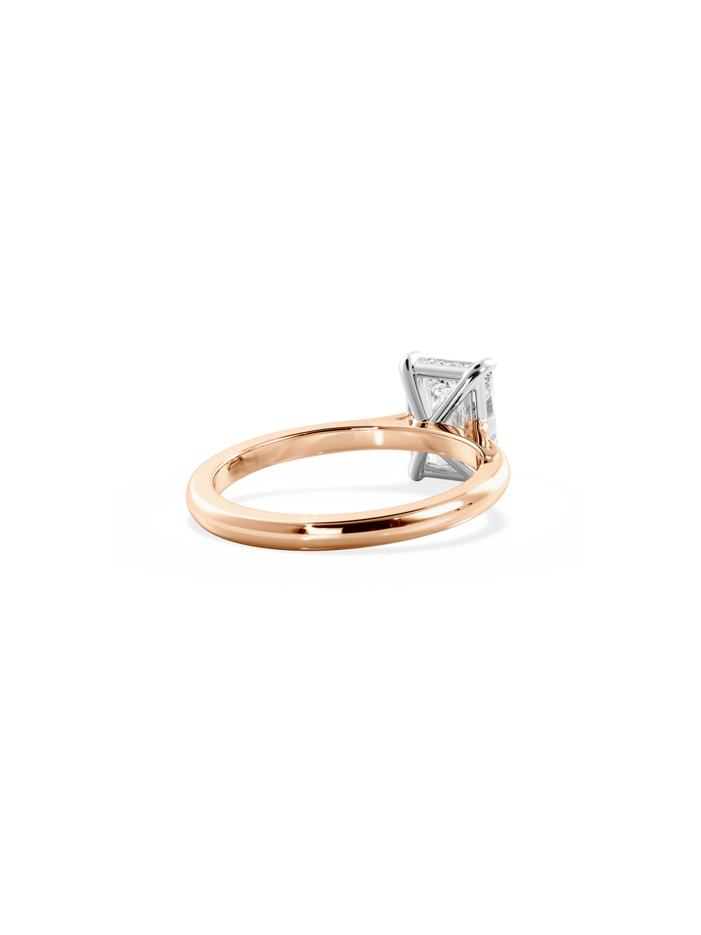Radiant Classic Solitaire Ring - View