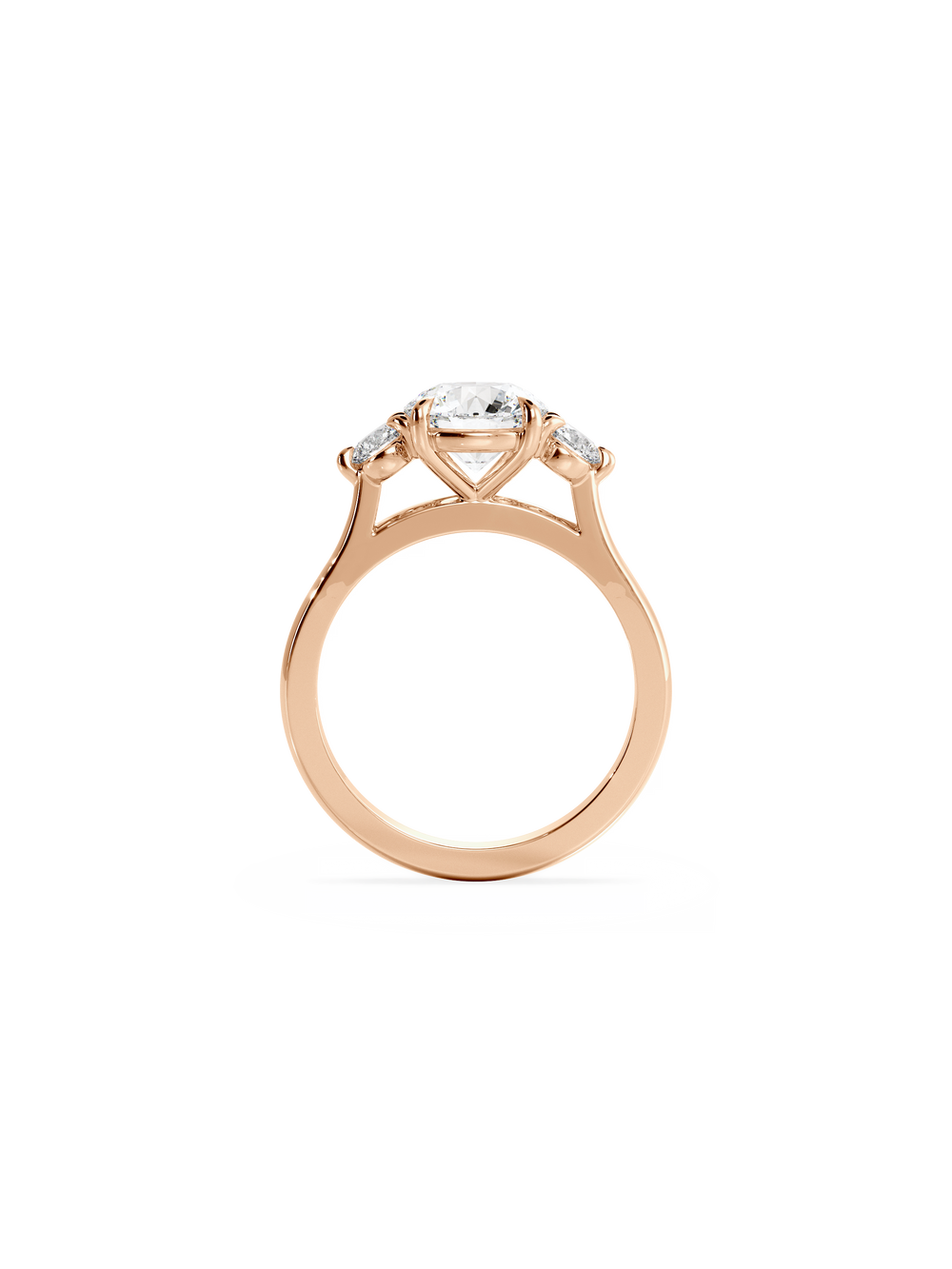 Round Cosmic Trio Ring - View