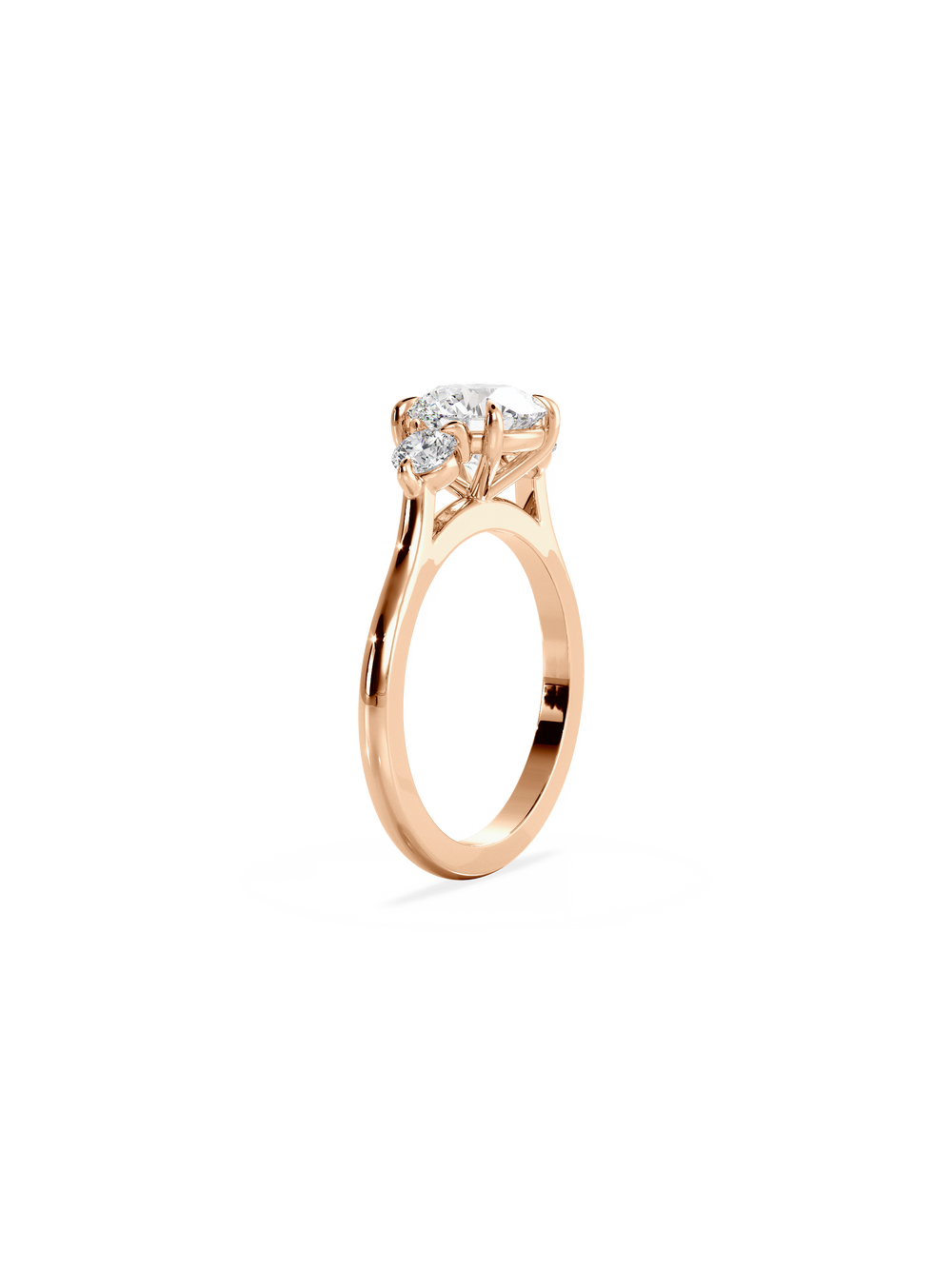 Round Cosmic Trio Ring - View