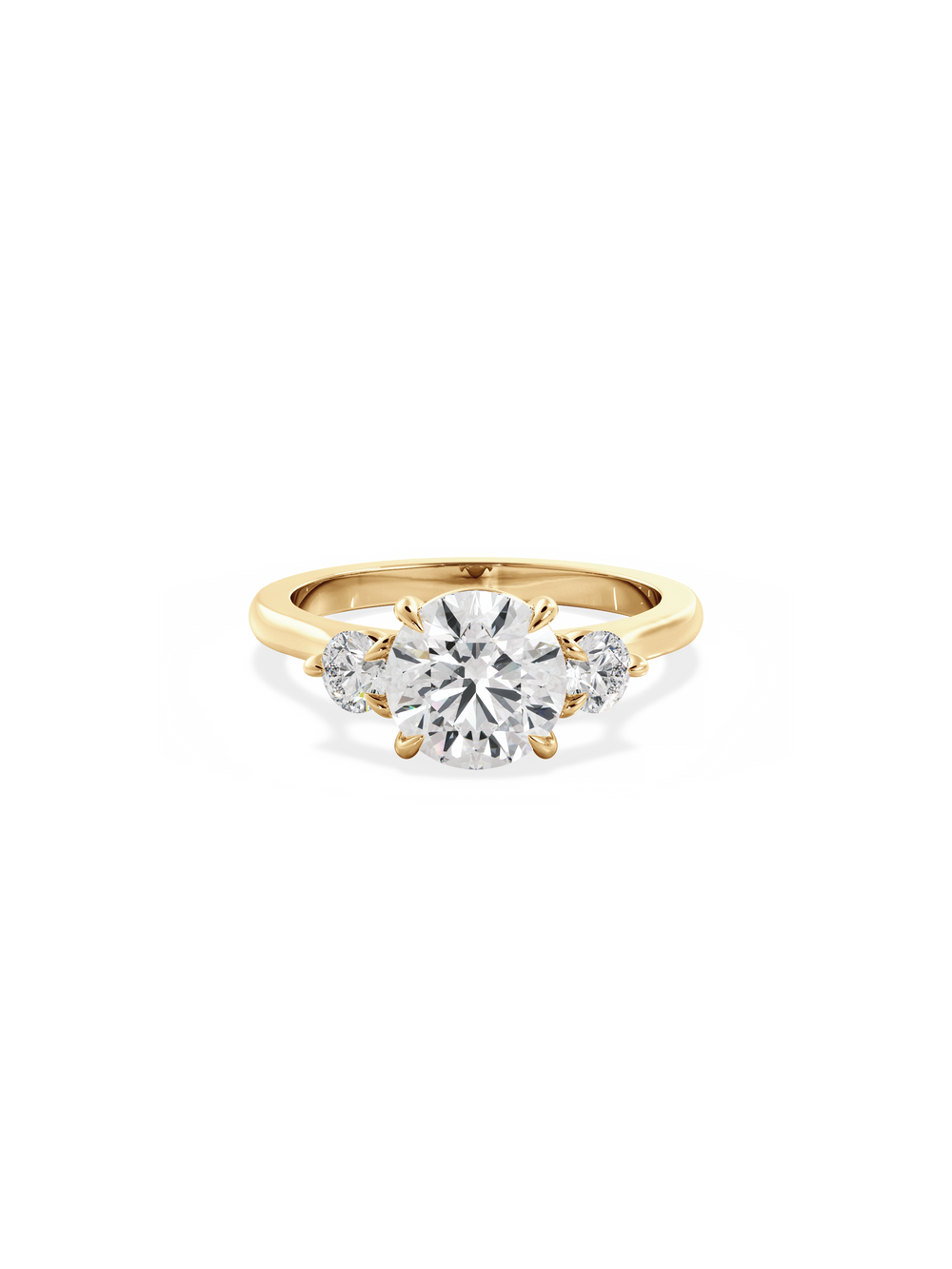 Round Cosmic Trio Ring - View