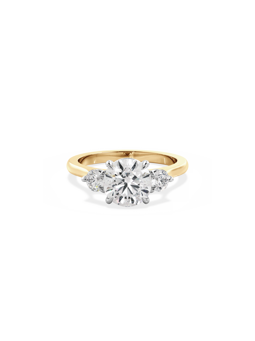 Round Cosmic Trio Ring - View