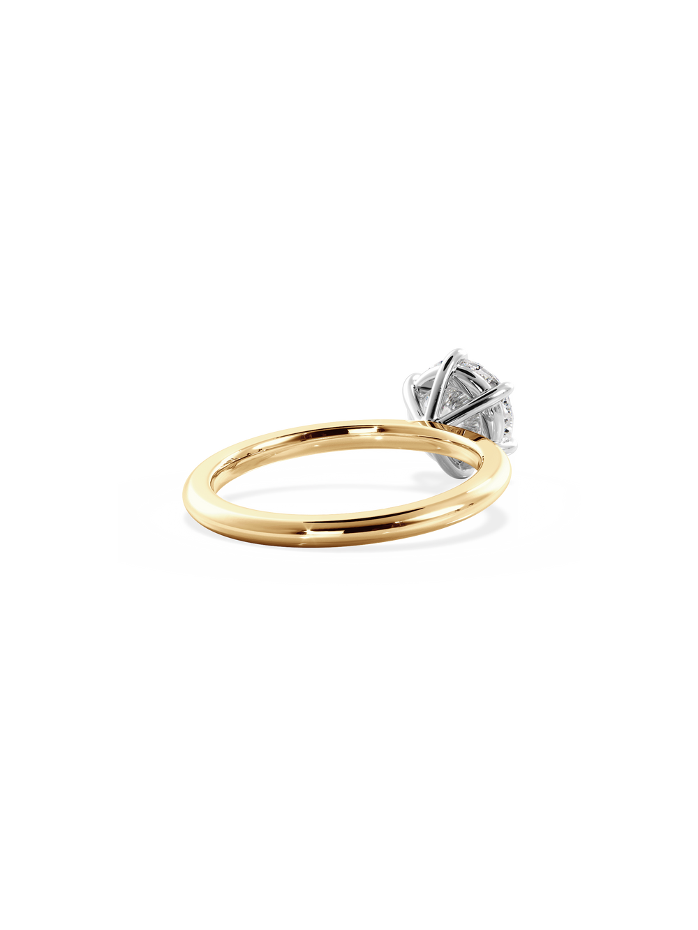 Round Ceremonial Solitaire Ring - View