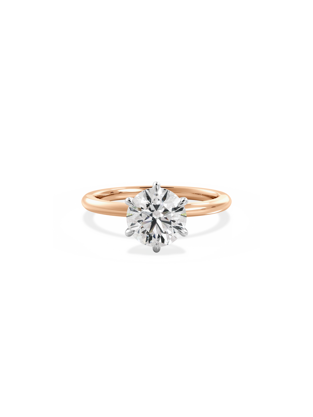 Round Ceremonial Solitaire Ring - View