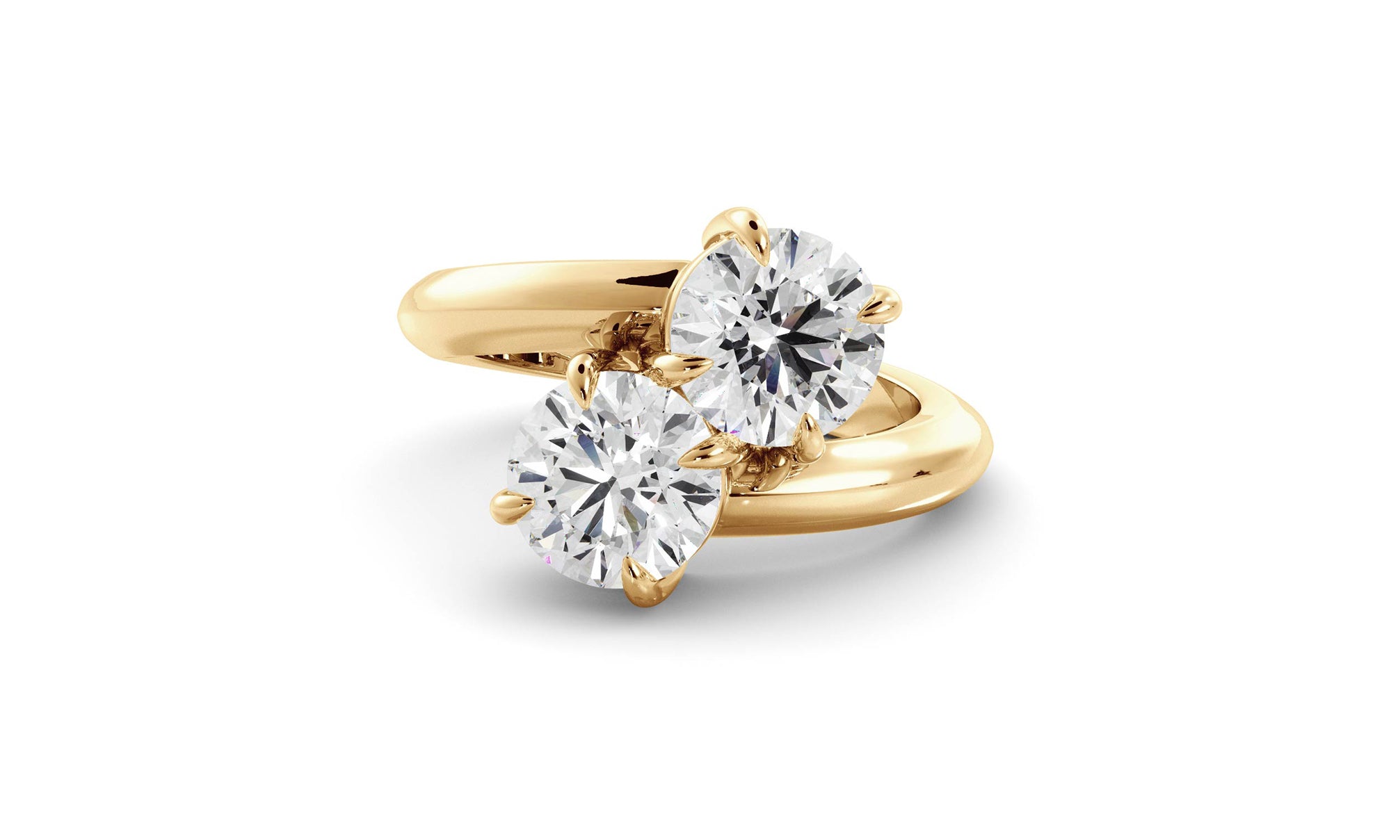 Round Jean Toi et Moi Engagement Ring – Louise Jean Jewellery