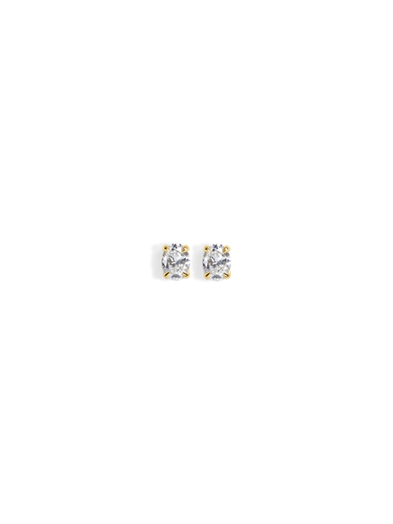 Oval Diamond Studs