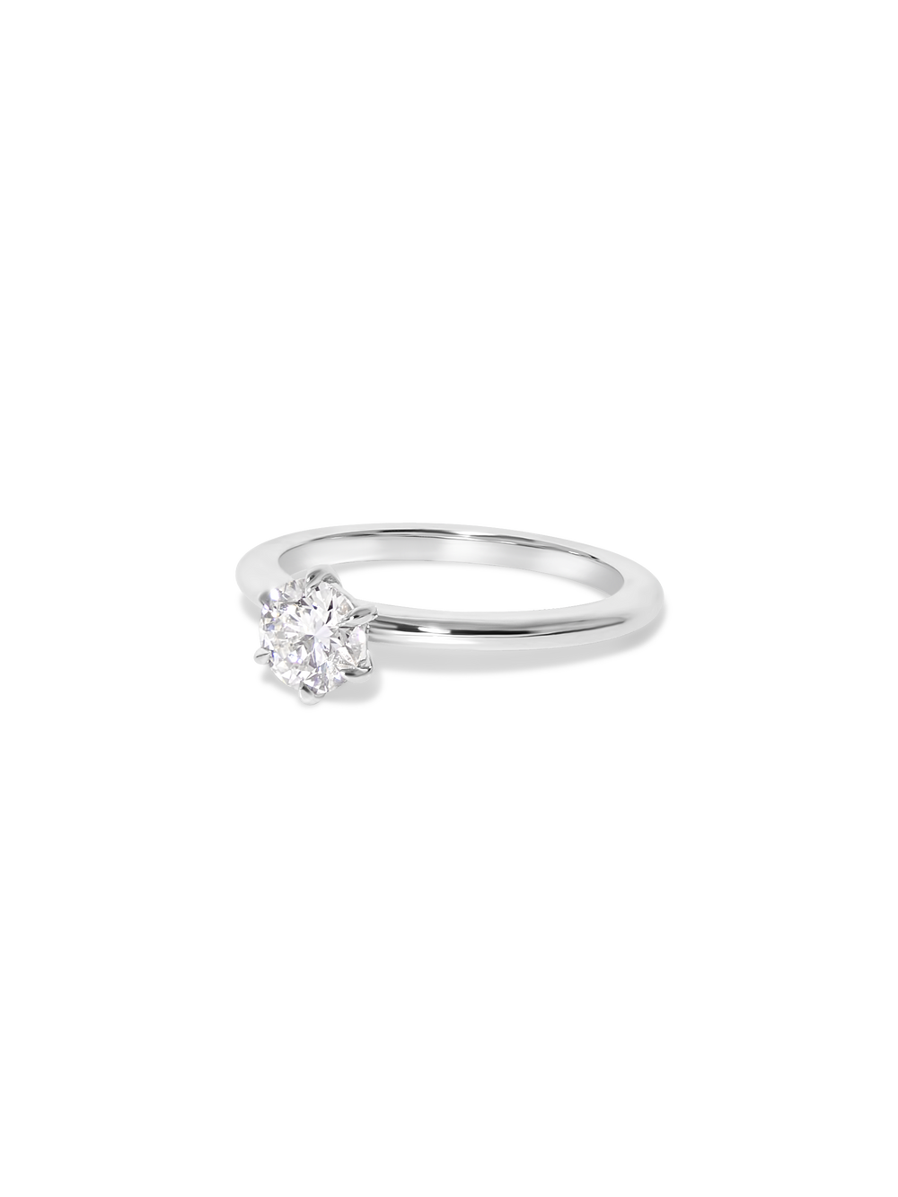 0.60ct Round Ceremonial Solitaire Ring - View 
