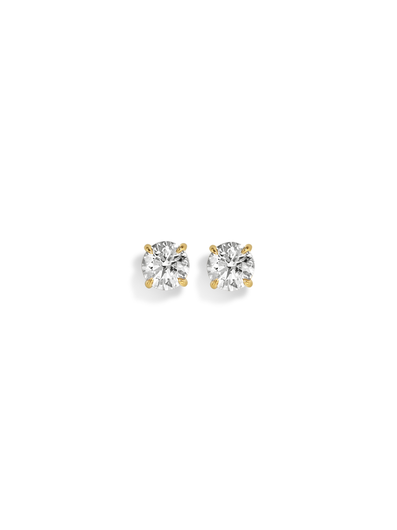 Round Diamond Studs
