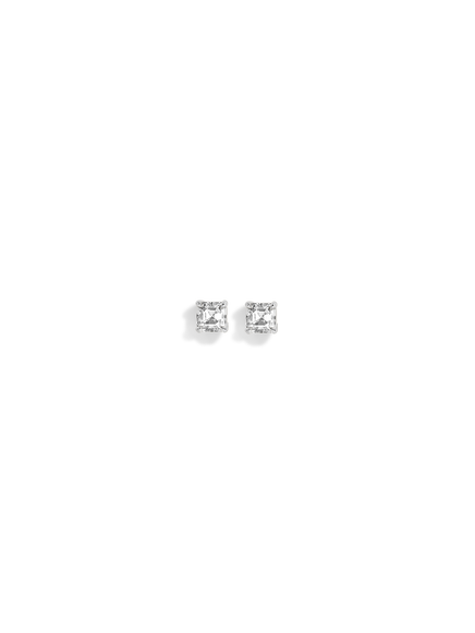 Asscher Diamond Studs