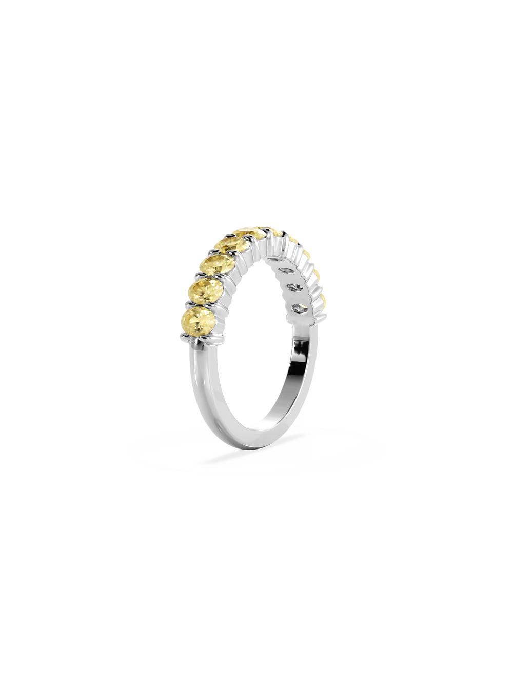 Yellow Diamond Cleo Ring - View 