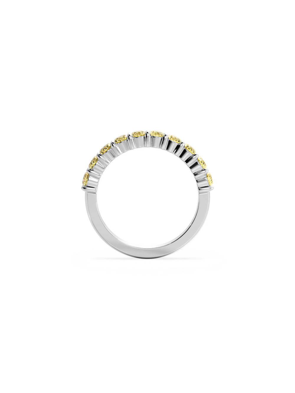 Yellow Diamond Cleo Ring - View 