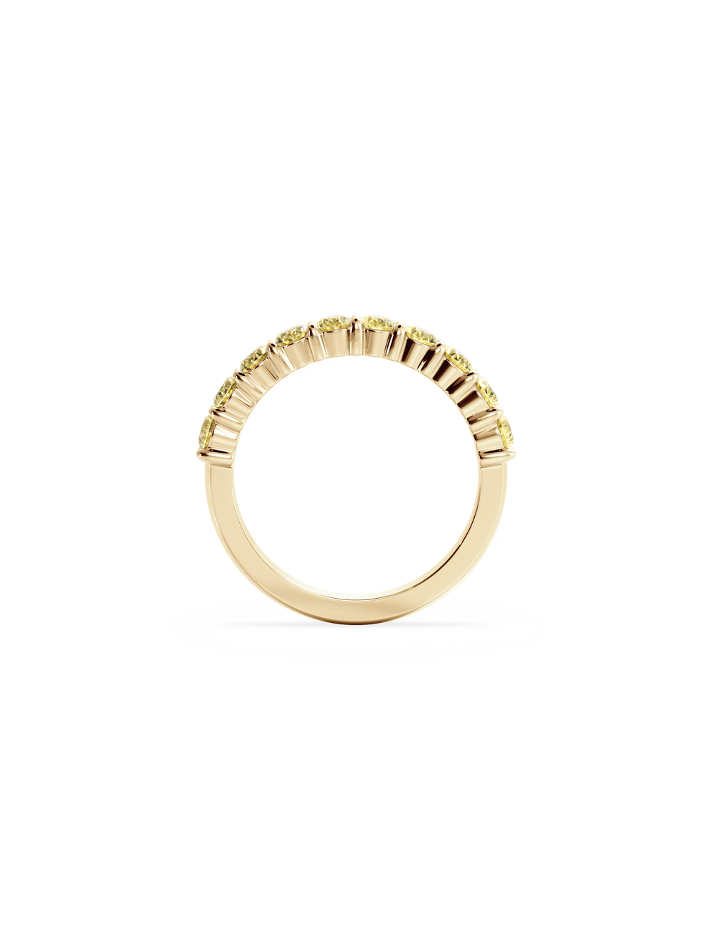 Yellow Diamond Cleo Ring - View 