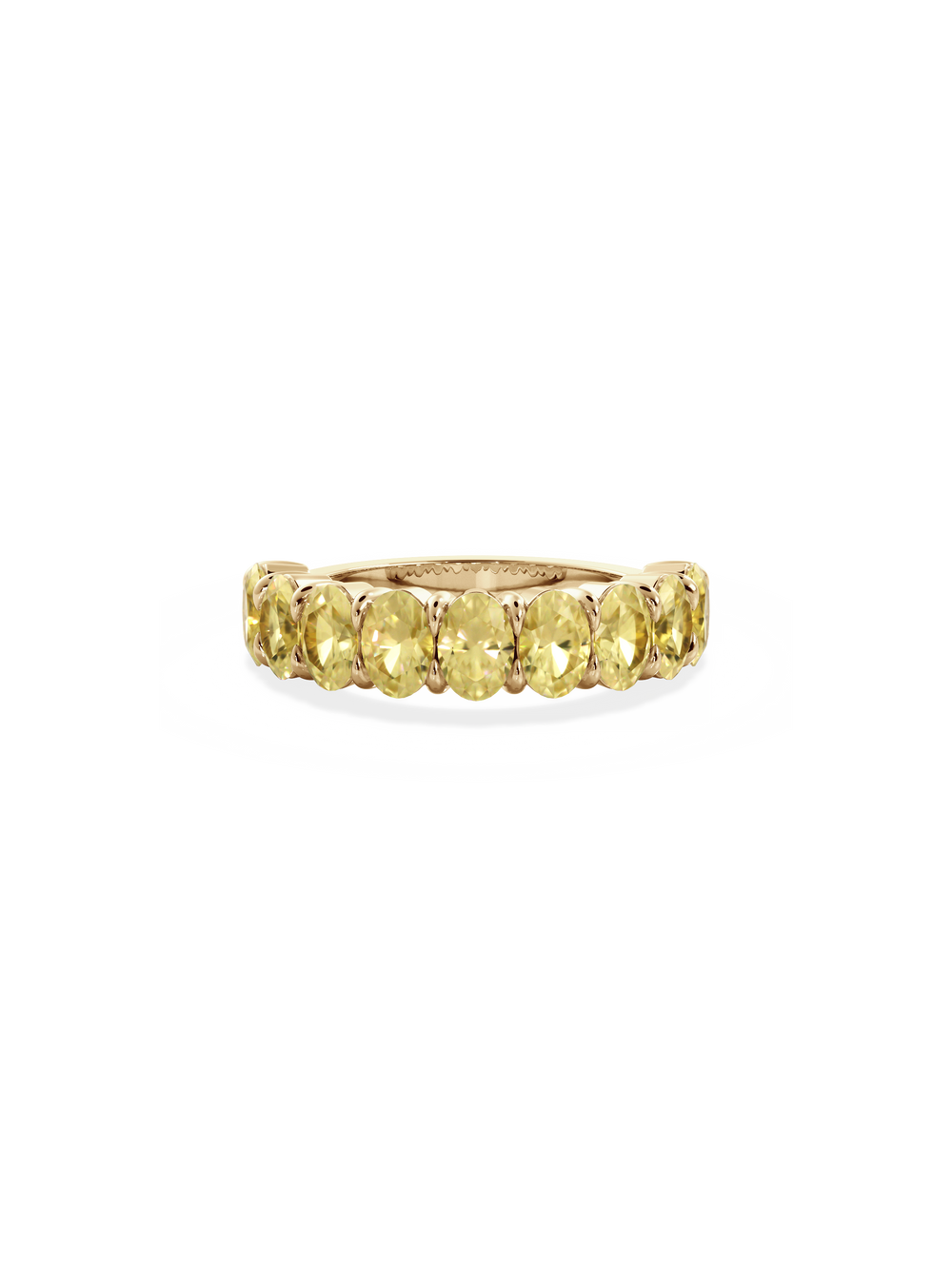 Yellow Diamond Cleo Ring - View 
