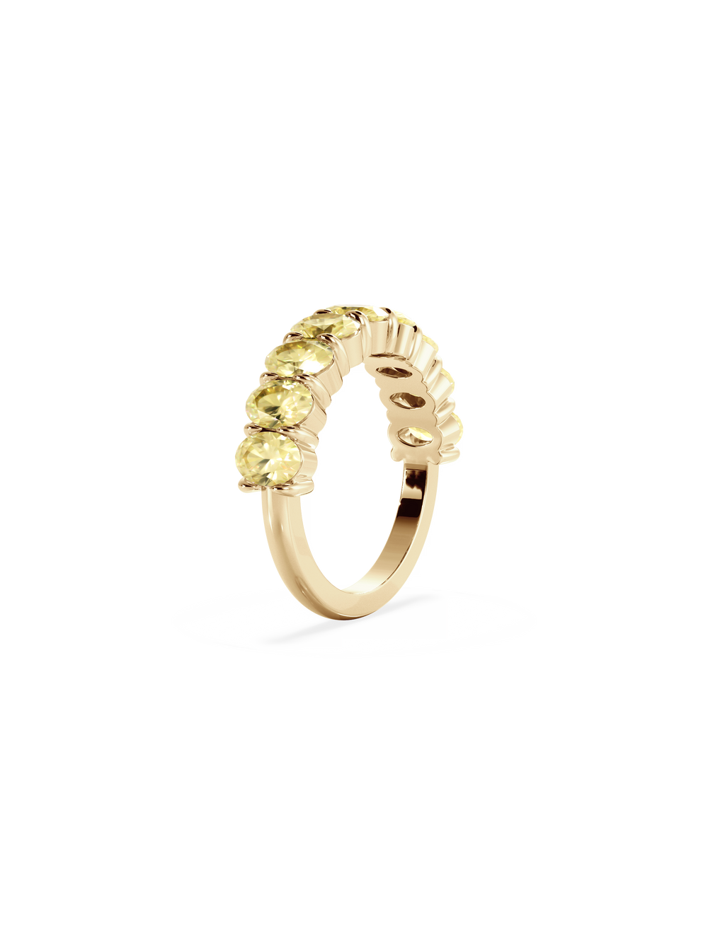 Yellow Diamond Cleo Ring - View 