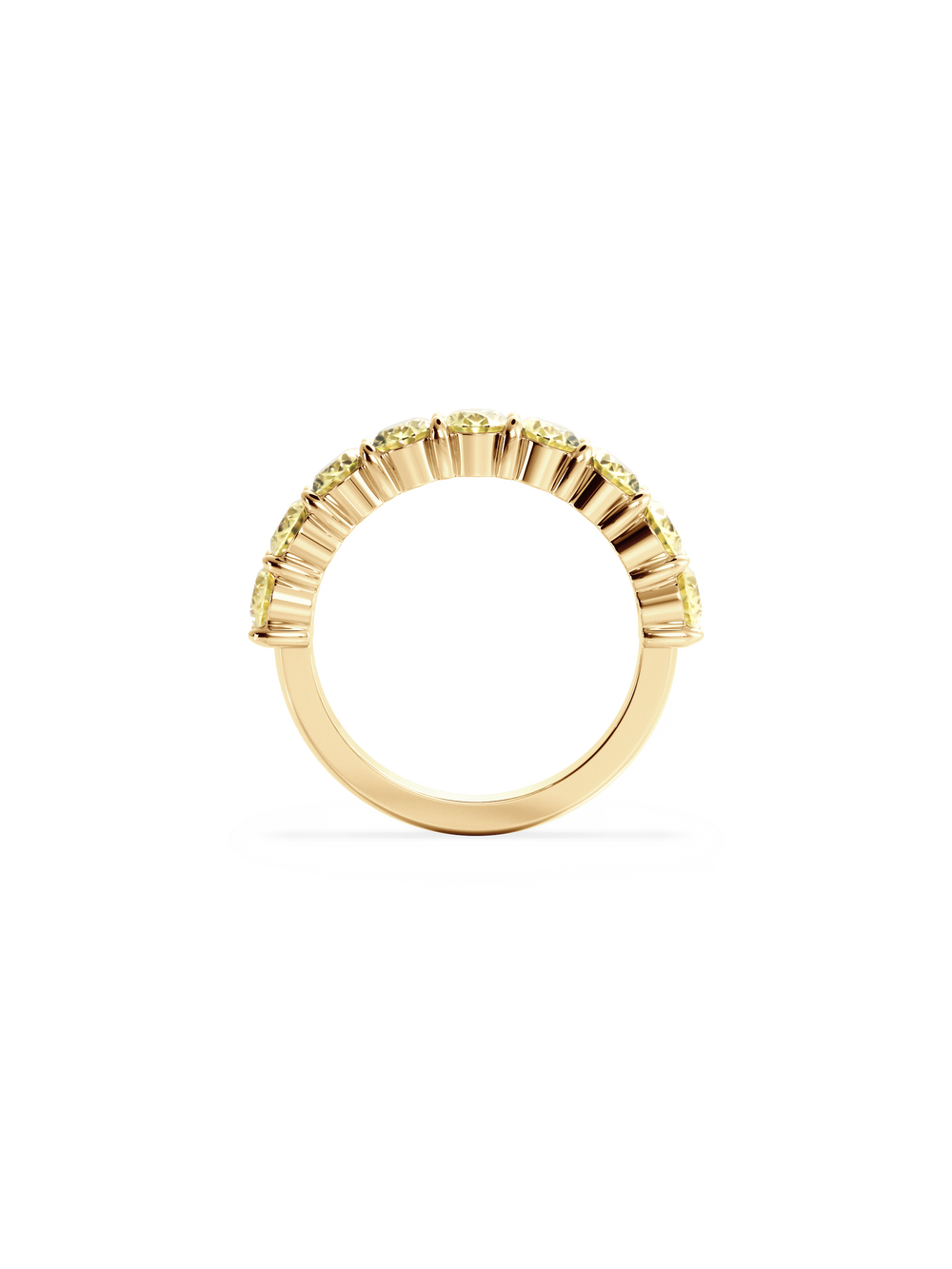 Yellow Diamond Cleo Ring - View 