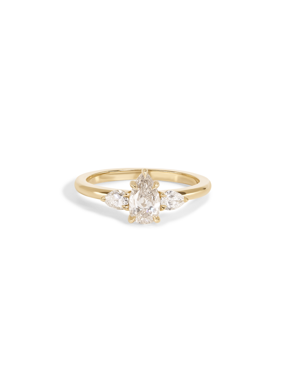 0.67ct Pear Champagne Amira - View 