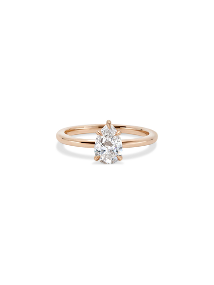 0.76ct Pear Ceremonial Solitaire